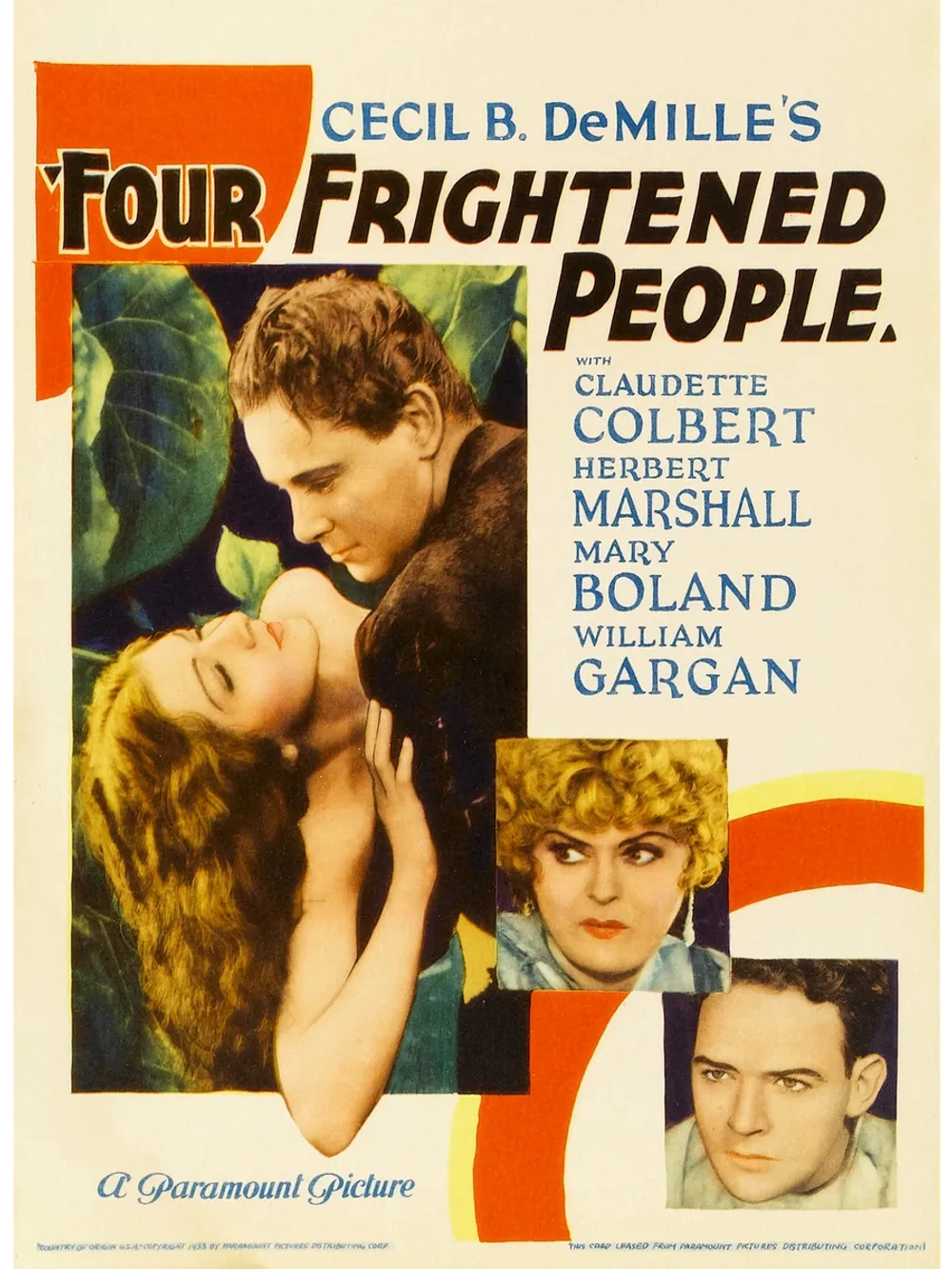 Четверо напуганных (1934) (DVD-R)