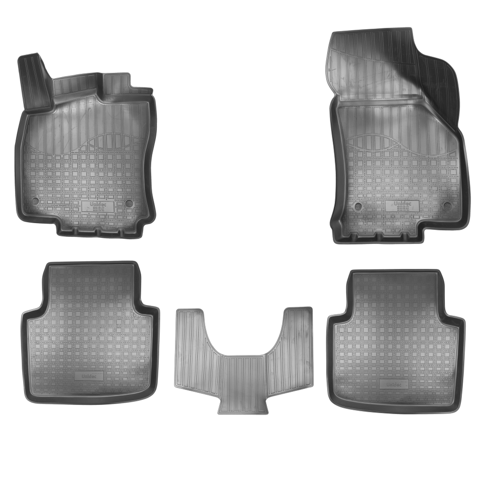Ковры в салон Norplast/Unidec для Skoda Superb III (2015-)Полиуретан,Черный, арт.NPA11-C81-820