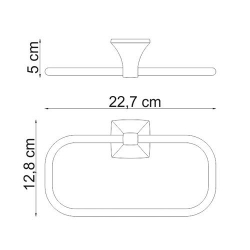 Wern K-2560 Держатель полотенец кольцо