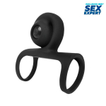 Черная вибронасадка на пенис Bior Toys Sex Expert SEM-55229