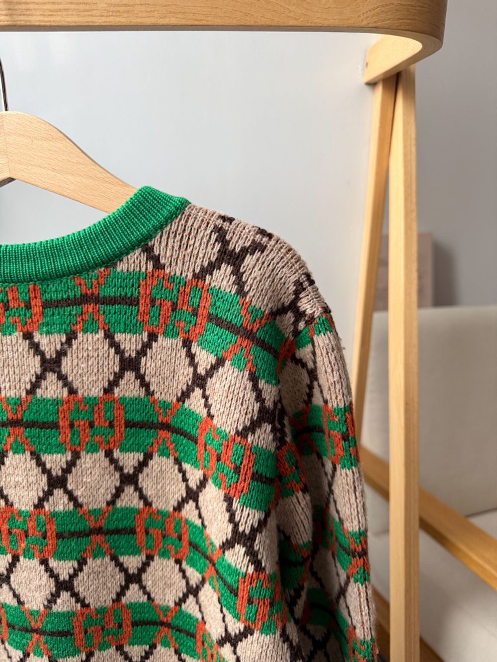 Зеленый кардиган Gucci, 128