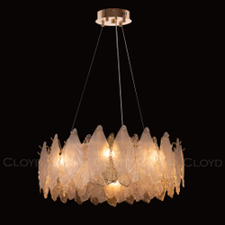 Люстра Cloyd SENEGAL-B C8 / Ø60 см - с золотыми листьями - золото (арт.10434)