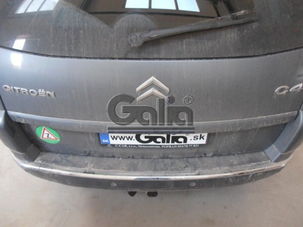 Фаркоп оцинкованный Galia C051A для Citroen C4 Picasso 2006-2013, Citroen C4 Grand Picasso 2006-2013, Peugeot 5008 2009-2017(паспорт и сертификат в комплекте)(без электрики)
