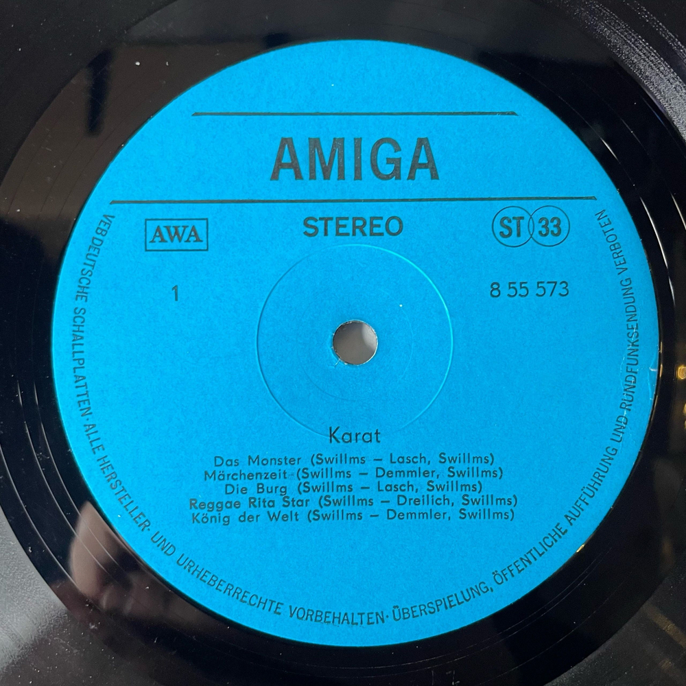 Винтажная виниловая пластинка LP Karat Карат (ГДР 1978)