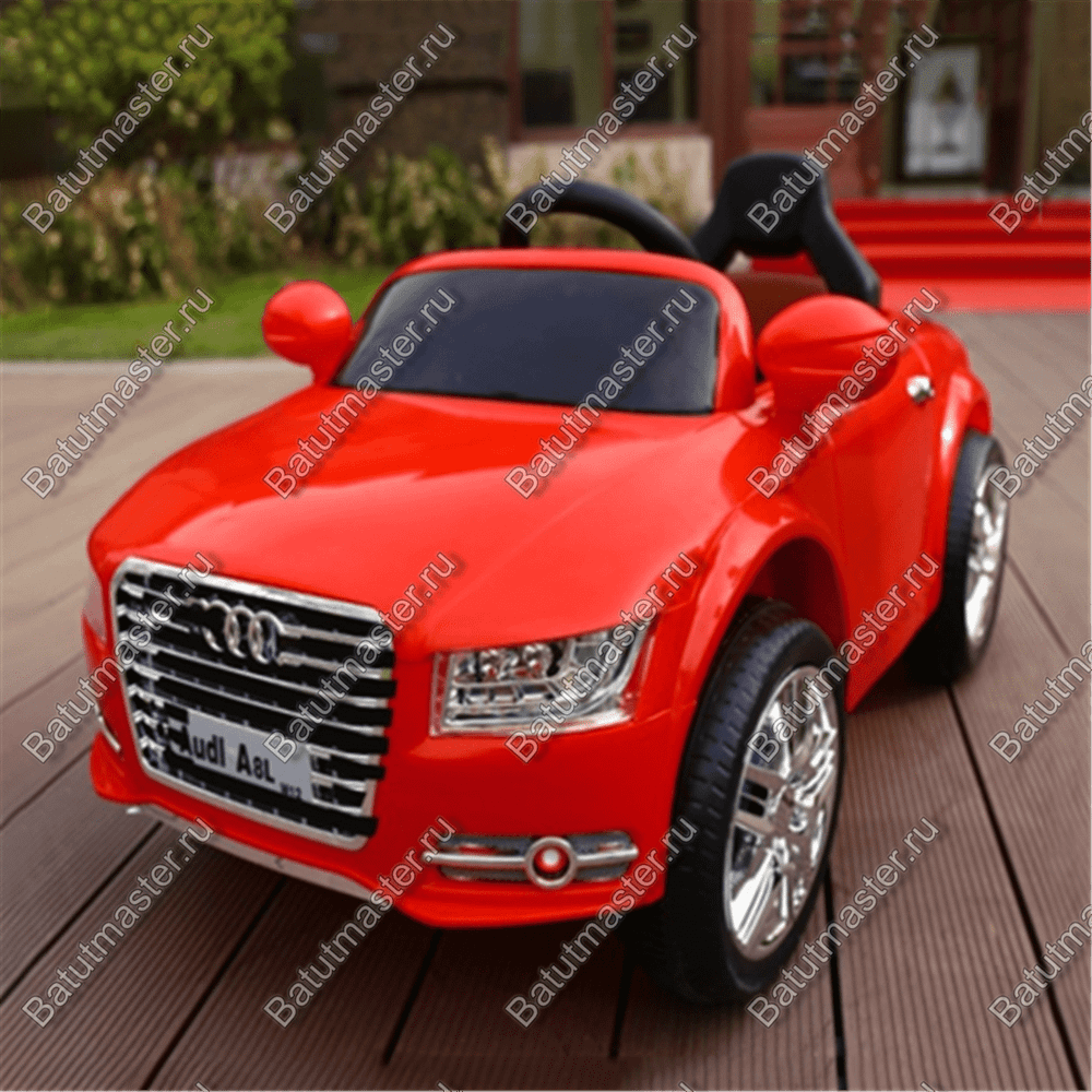 Детский электромобиль "Audi" красный, стандартная комплектация
