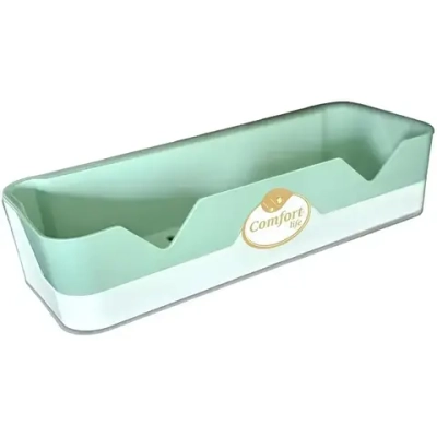 Полка многофункциональная прямая зел/бел