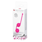 Ярко-розовые вагинальные шарики 3,5см Pretty Love Kegel Tighten Up III BI-014493