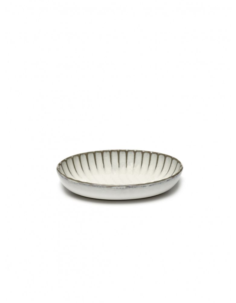 Блюдо S овальное SERAX керамика/white коллекция Inku