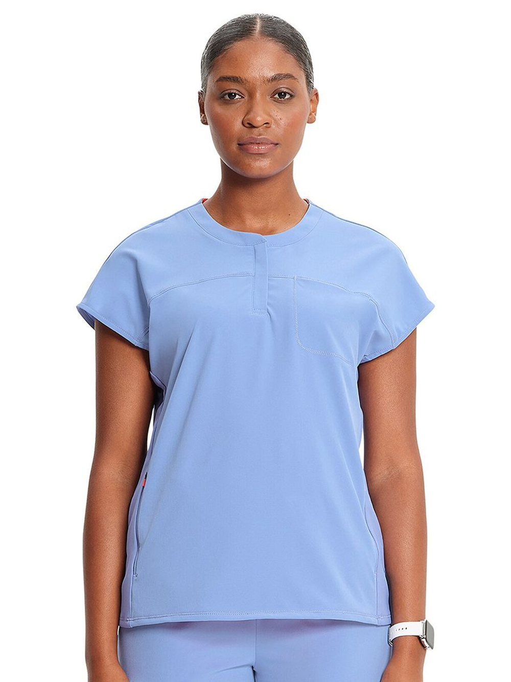 Топ медицинский женский Cherokee IN622A, голубой, M