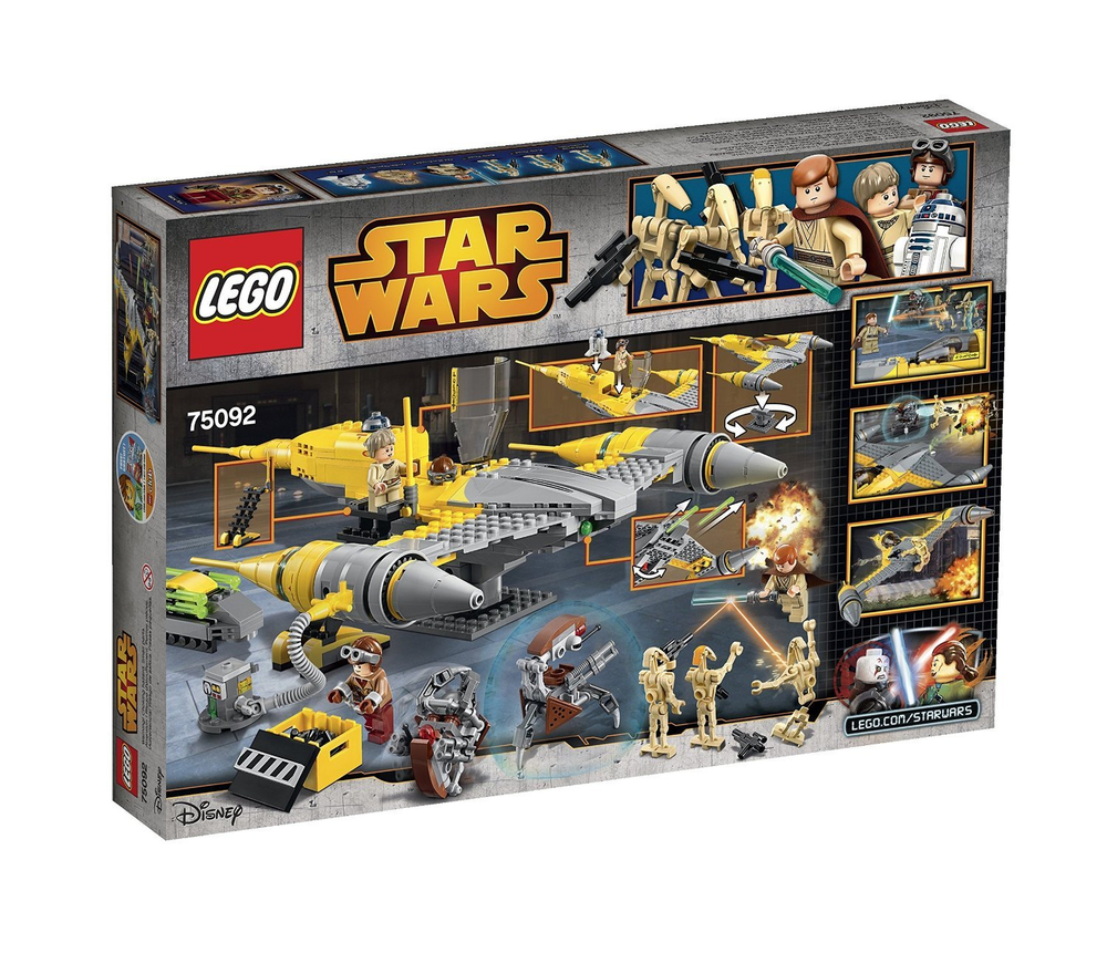 LEGO Star Wars: Истребитель Набу 75092 — Naboo Starfighter — Лего Стар ворз Звёздные войны Эпизод