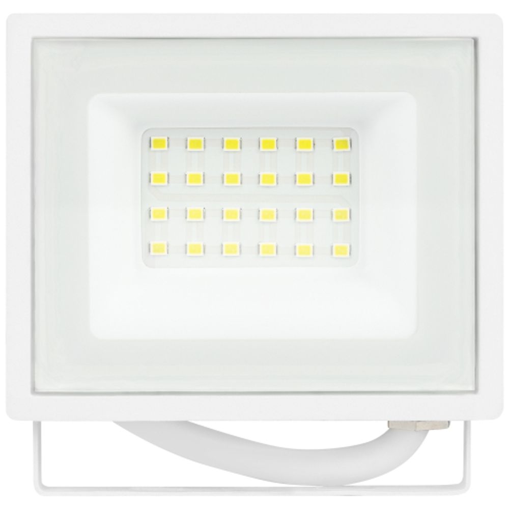 Прожектор светодиодный уличный ЭРА LPR-023-W-65K-020 20Вт 6500K IP65 гарантия 2 года белый