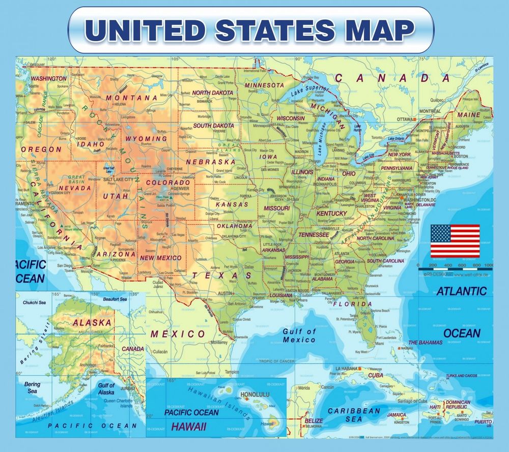 Стенд &quot;Карта США&quot;
