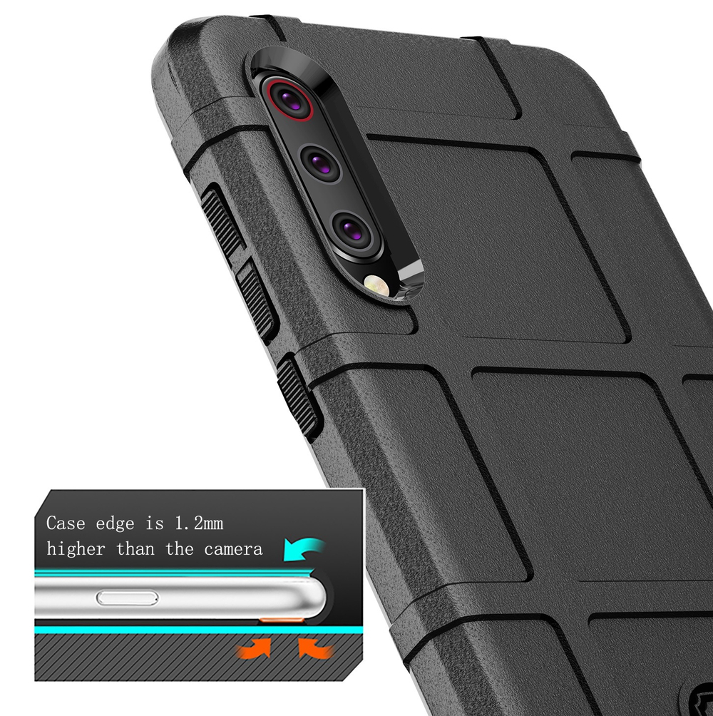 Чехол для Xiaomi Mi 9 (9 Pro 5G) цвет Black (черный), серия Armor от Caseport