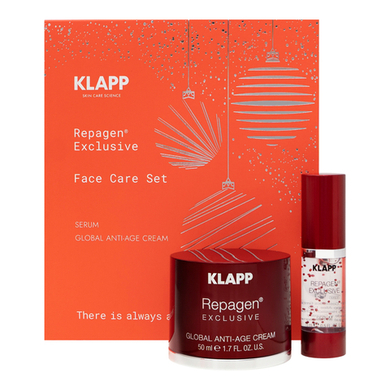 KLAPP Набор Repagen Exclusive (крем "Глобал АА+сыворотка)- Repagen Exclusive® Face Care Set 50мл+15мл