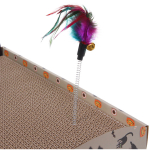 Когтеточка - лежанка для кошек «МУРРРЛЫКА», котик, 42*23*12см