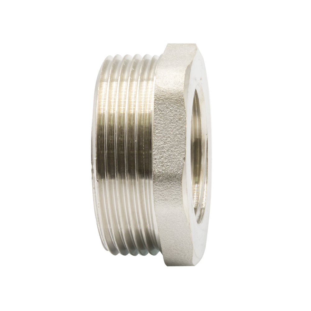 Футорка 1 1/2'' - 1 1/4'' нар/вн никель