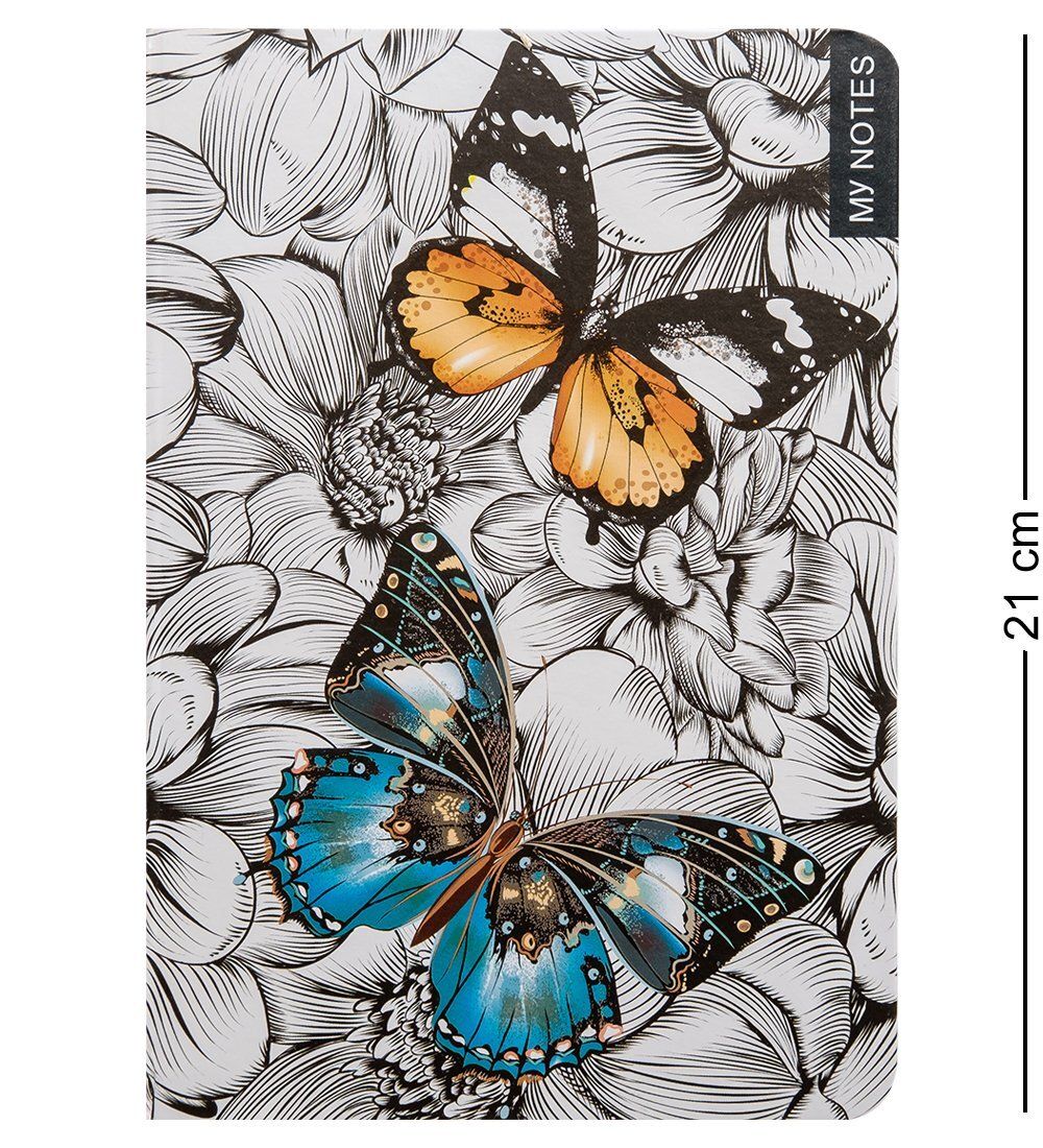 BM-18/2 Блокнот бол. «Тропические бабочки» (твердая обложка)
