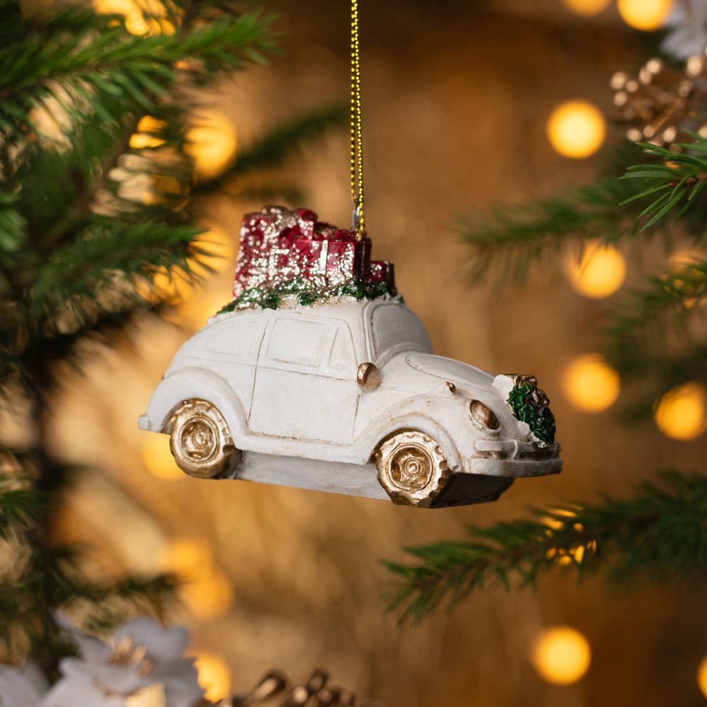 СТАТУЭТКА "МАШИНКА С ПОДАРКАМИ" 8*5*6 СМ