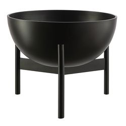 Кашпо для цветов Laly, 20 см, черное