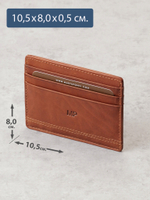 B240043R COGNAC - Картхолдер с RFID защитой MP