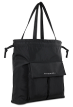 Фото сумка-шоппер BUGATTI Bona чёрная полиэстер/сатиновый нейлон с гарантией