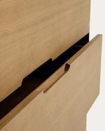 Комод Arelida из дуба со светло-коричневой отделкой, 100 x 80 см