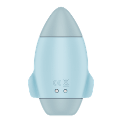 Вакуумный стимулятор клитора Satisfyer Mission Control, голубой