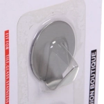 Крючки в наборе 2шт из нержавеющей стали на липкой основе «БАСТОФ», форма круг, нагрузка 2кг/3,5см