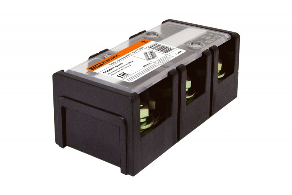 Блок зажимов ТС-603 60А 3 пары SQ0531-0101