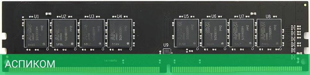 Оперативная память AMD DDR4-2400 16GB PC-19200 (R7416G2400U2S-UO)