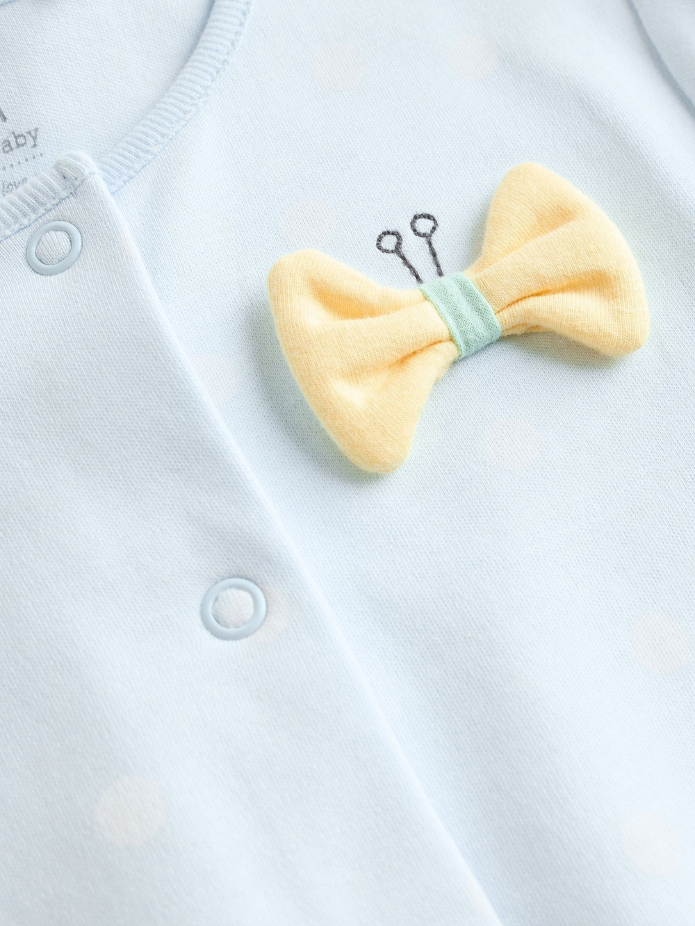 Комбинезон / Cлип для малышей Next E18-363, 5 шт., Светло-зеленый, Светло-желтый, Голубой