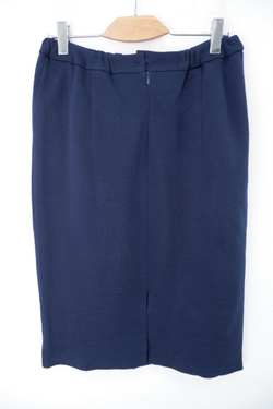 Юбка темно-синяя с шерстью 54 размер