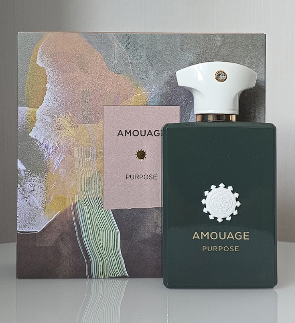 Amouage Purpose 100ml (Коробка парфюма без слюды, парфюм новый, распаковка для фото)