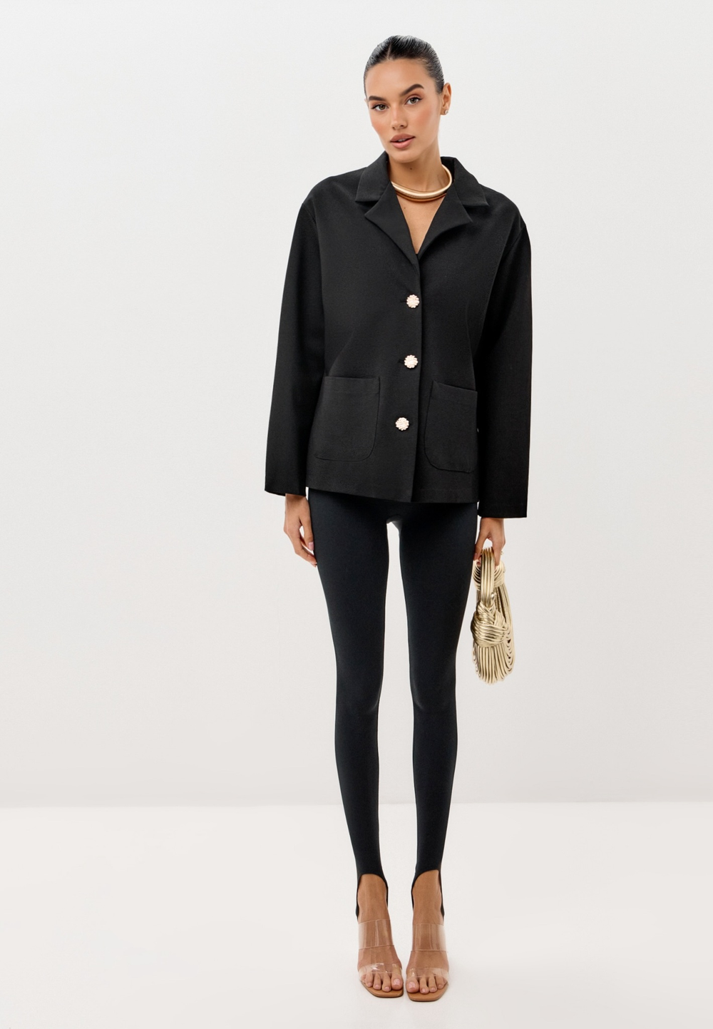 Блейзер с пуговицами