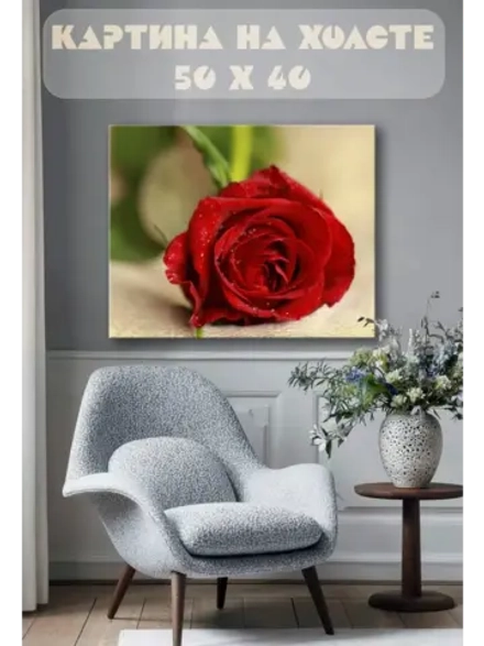 Картина на стену 40 X 50 Роза