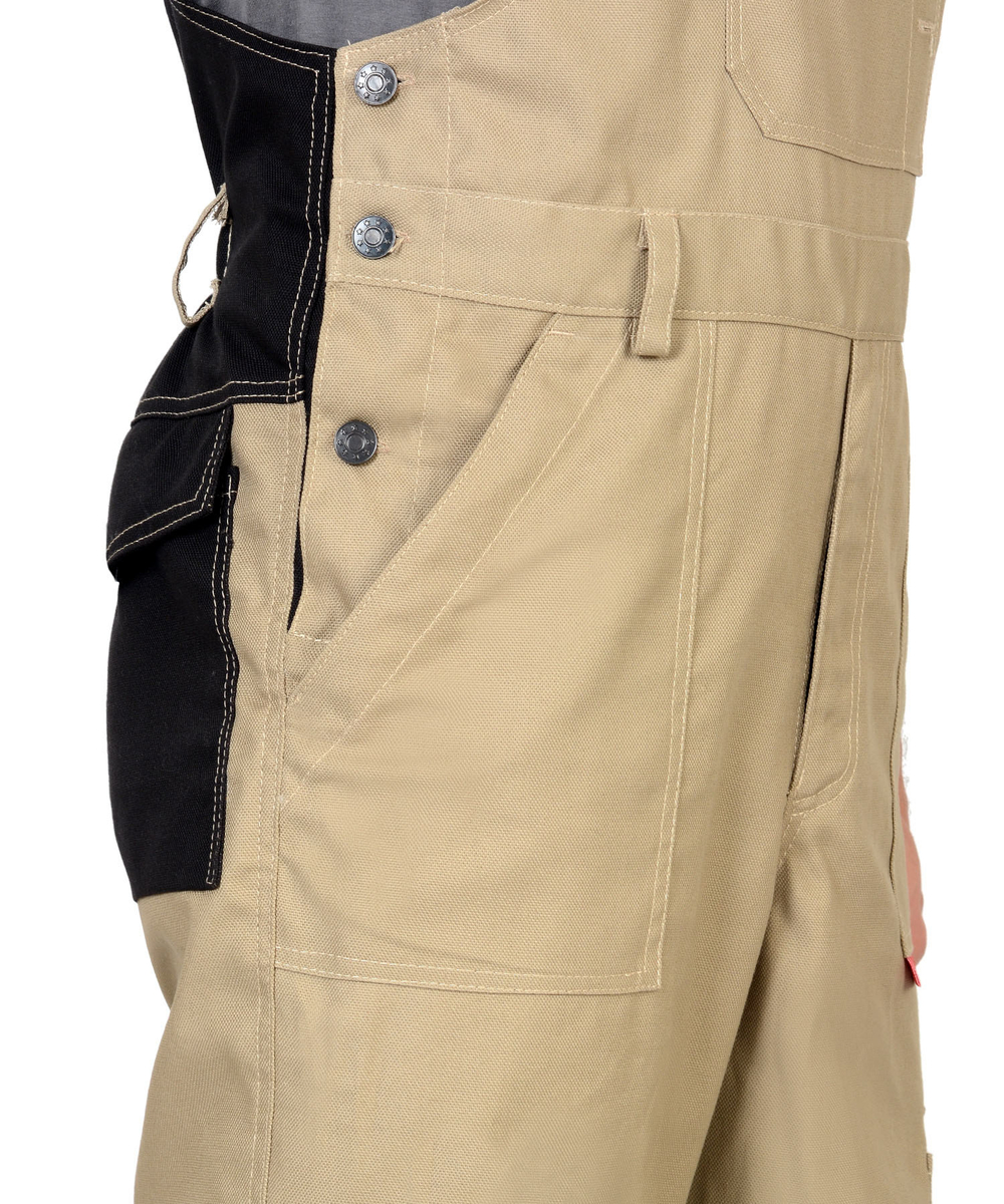 Костюм Nerss-Вест-Ворк куртка кор., п/к песочный с черным пл. 275 г/кв.м