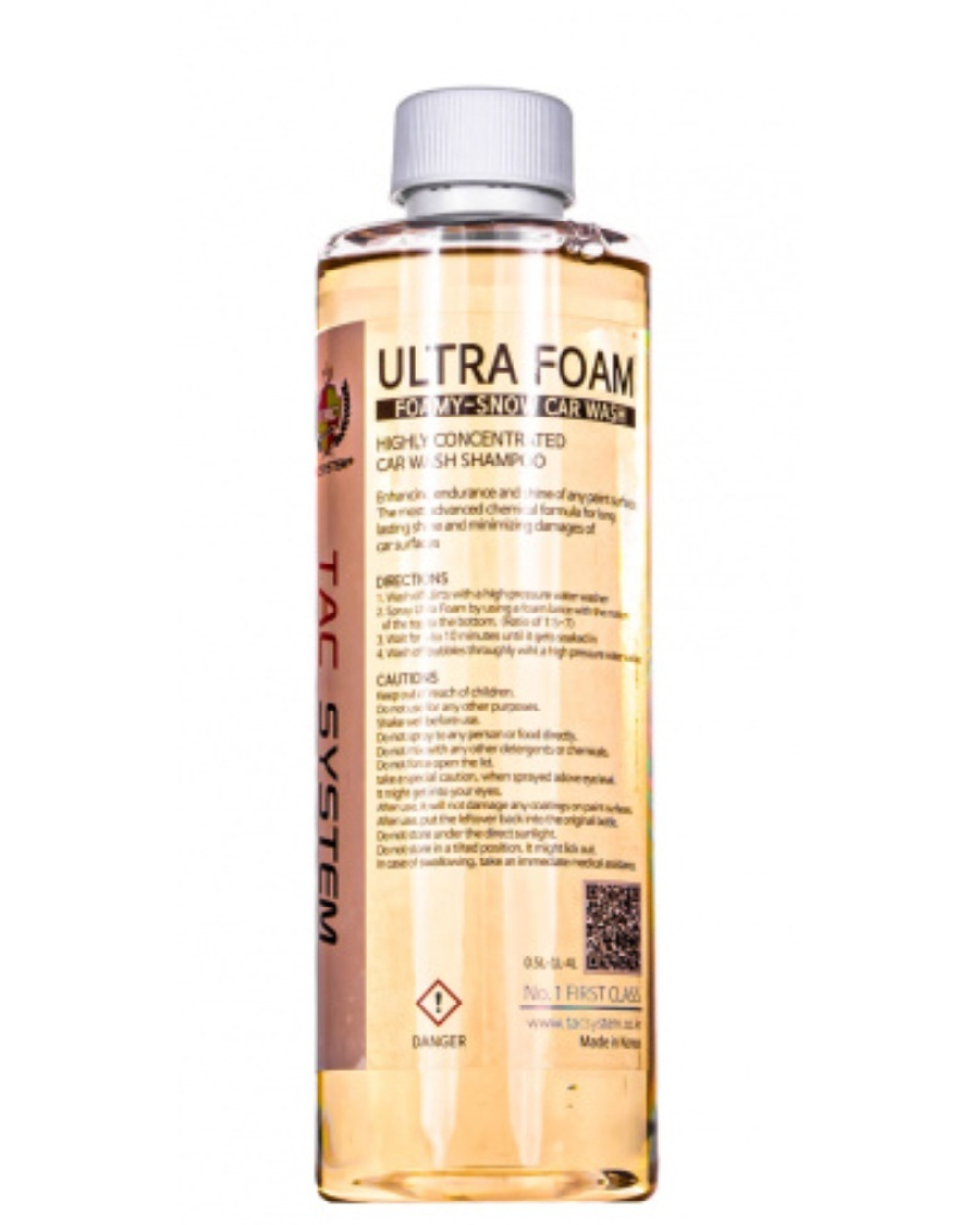 TAC System Шампунь пенный для автомобилей ULTRA-FOAM 500 ml