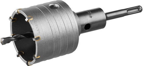 ЗУБР 68 мм, SDS - plus, 8Т, коронка по бетону с державкой, Профессионал (2918-68)