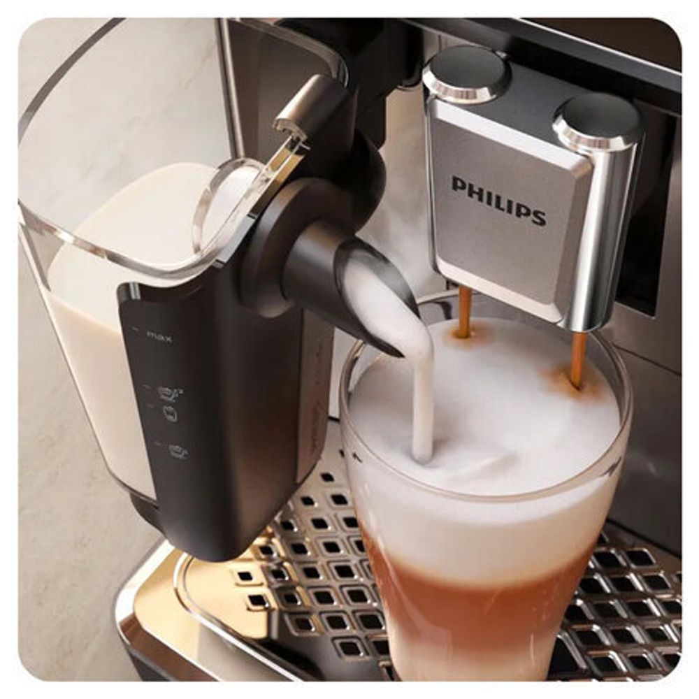 Кофемашина PHILIPS EP2236/40, 1500 Вт, объем 1,8 л, автокапучинатор, черная