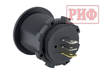 Вольтметр/амперметр РИФ 12В