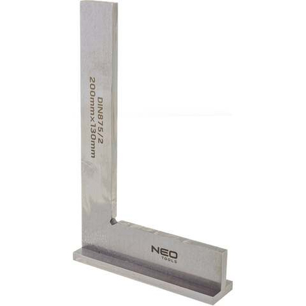 Прецизионный угольник с основанием NEO Tools DIN875/2 200x130 мм 72-033
