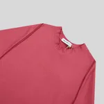 Лонгслив One Two Logo роза барокко