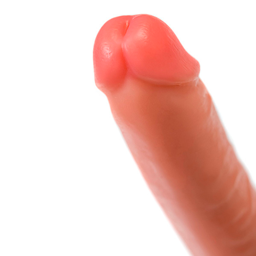 Телесный фаллоимитатор-реалистик 20см на присоске ToyFa RealStick Caliber 983013