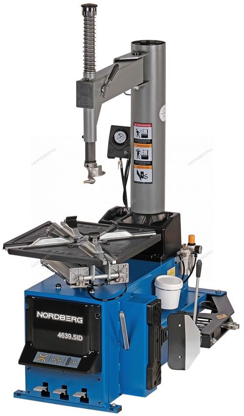 NORDBERG (4639,5IDB 220) Станок шиномонтажный полуавтомат, односкоростной, стол с накладками, 220 В, синий