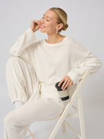 Пижама с брюками и лонгсливом " сердечки"