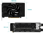 Видеокарта Palit NVIDIA  GeForce RTX 5050 PA-RTX5050 STORMX OC 8ГБ StormX, GDDR6, OC,  Ret [ne65050t19p1-gb2070f]
