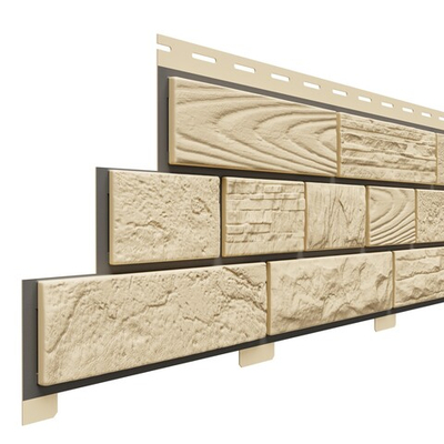 Стеновой сайдинг "Москва" (кремневый) 1,84м (уп. 17 шт.)