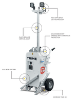 TRIME X-BABY аккумуляторная осветительная мачта