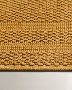 Zara Home - Нескользящий коврик для ванной из хлопка, горчичный, 50x70 см