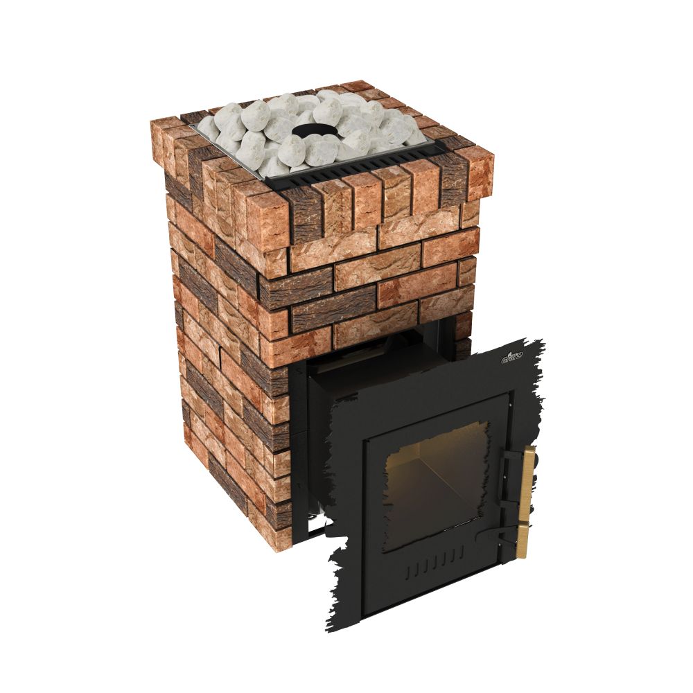 Дровяная банная печь Grill'D Retro AISI 310 Long